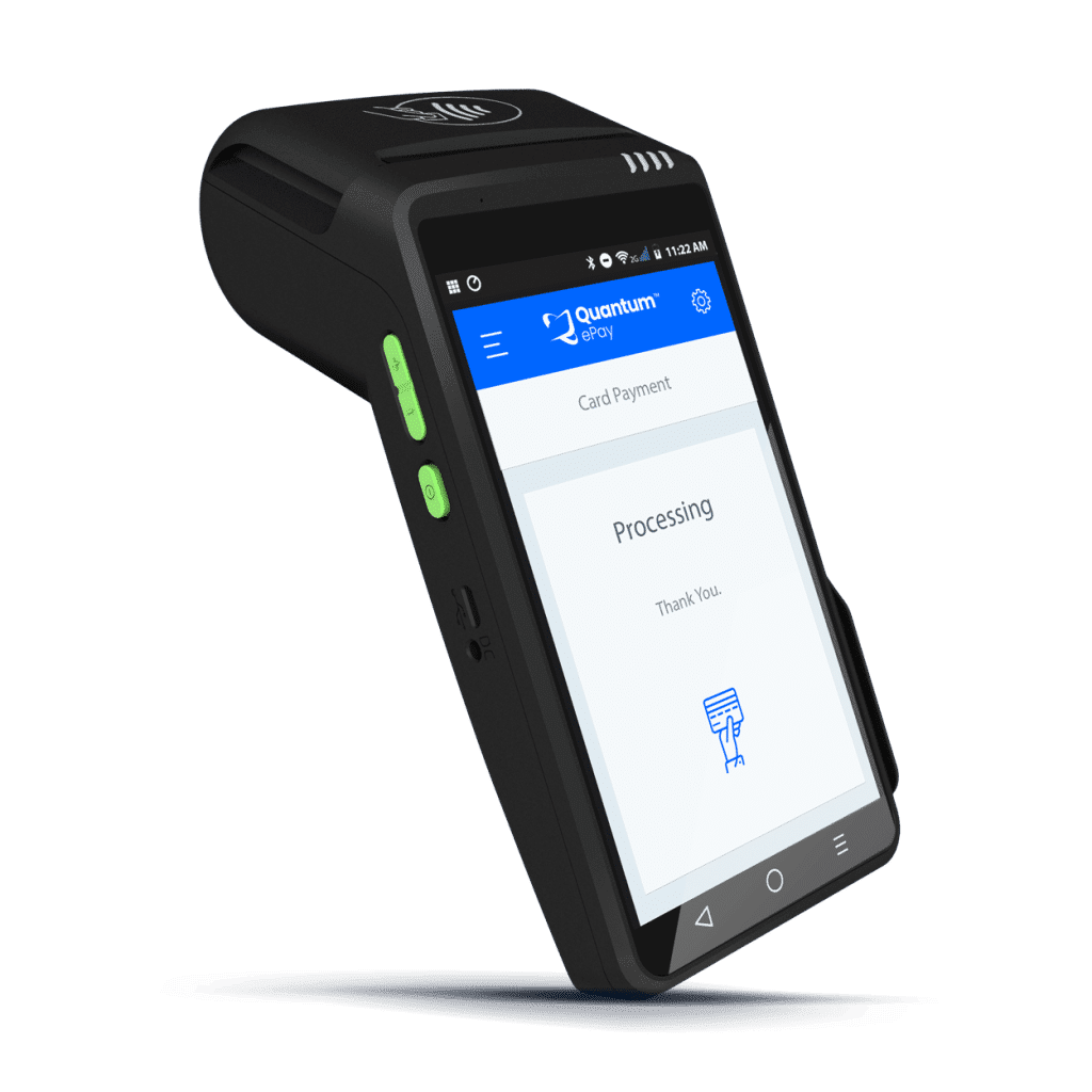 Quantum ePay - Dejavoo QD2 Wireless Credit Card Terminal